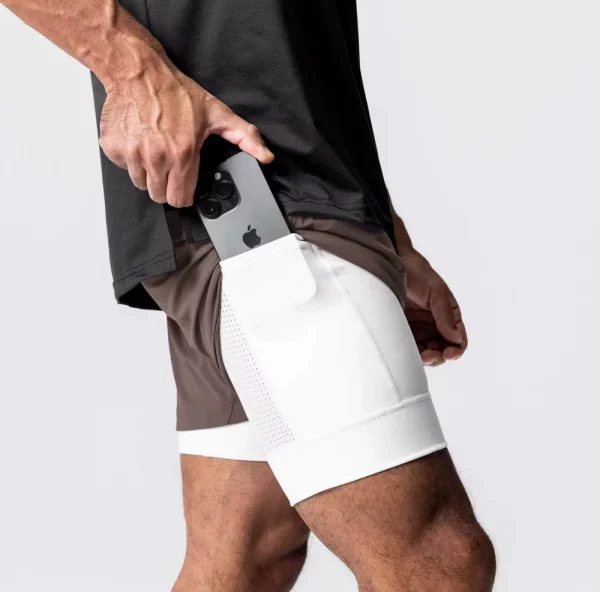 DOUBLE LAYERED SHORTS - Image 2